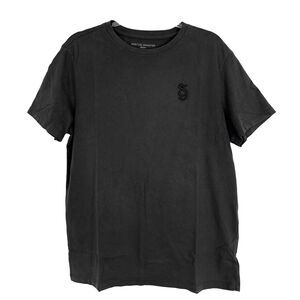 SPIRITUAL GANGSTER SG Monogram Short Sleeve T-Shirt M Vintage Black NWT B38